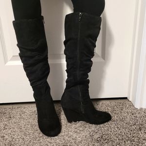 Wedge heel boot